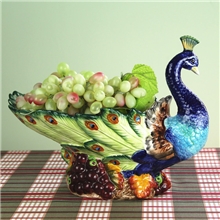 方亚孔雀东南飞水果碗水果盘品牌厂商合作伙伴3201K