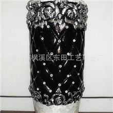后现代风格黑色花瓶树脂工艺摆件工艺品批发