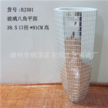 【厂家直销】供应精美氧化镁陶瓷花瓶-八角平面系列欧式陶瓷花瓶