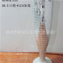 【厂家直销】供应精美氧化镁陶瓷花瓶-玻璃夜光杯系列