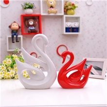 供应批发特价陶瓷工艺品现代家居饰品结婚礼品摆件情侣天鹅0096