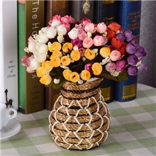 仿真花批发仿真秋色QQ玫假花干花装饰花仿真花