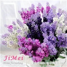 10头普罗旺斯薰衣草花束4色选仿真花绢花假花批发仿真花批发