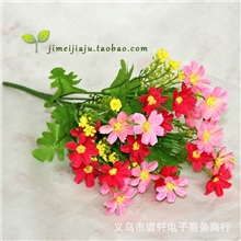 跳兰菊艳菊菊花萍菊雏菊义乌仿真花批发假花绢花仿真花卉