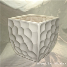 供应陶瓷花盆批发花盆仿真花花插花瓶花器/家居饰品035白