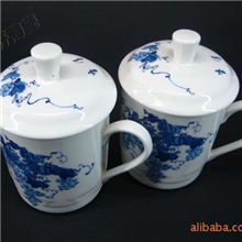 供应优质骨瓷对杯居家日用办公杯