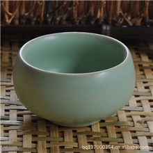 厂家直销批发正品整套汝窑茶具套装汝瓷茶杯禅定杯品茗杯