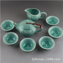 生产供应茶壶陶器茶壶龙泉青瓷茶具茶具套装陶瓷茶壶