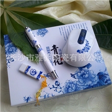 青花瓷笔商务套装中国特色外事礼品文化展览礼品批发定制