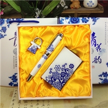 青花瓷礼品套装商务会议礼品定制企业年会礼品定制可印制LOGO