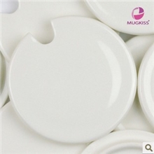 zakka风清新简约陶瓷杯杯盖大小牛奶杯配套盖一件代发