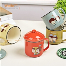 微点子ZAKKA复古色釉逝去时光杯仿搪瓷杯陶瓷杯马克杯子水杯