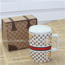 伊米陶瓷时尚LV包包杯手提造型杯子袋子杯创意陶瓷杯1418