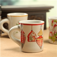 【热销】厂家批发陶瓷咖啡杯尾货外贸手绘杯子咖啡杯19-5