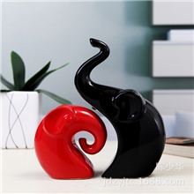 创意家居结婚家饰摆件情侣陶瓷工艺品(情侣象)批发