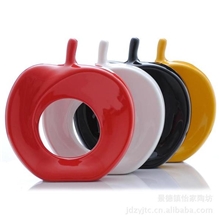 创意礼品苹果装饰品摆件简约现代时尚田园风格陶瓷器工艺品摆设