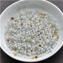 天然A货翡翠珠子散珠批发DIY散件配件3mm翡翠圆珠玉珠配珠缅甸玉