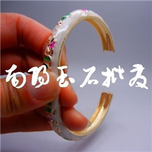 高仿镀金白色手镯地摊玉石批发玉器手镯批发玉镯