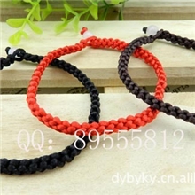 手工编织本命年黑色红色原创男女手绳情侣手链批发
