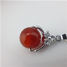 吊坠项链红玛瑙路路通吊坠转运珠红玉吊坠厂家直销
