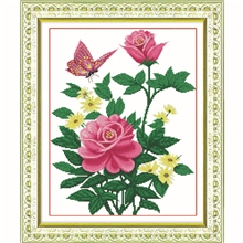 『荐』新款精准印花十字绣蝶恋花二2024厂家直销诚招加盟代理