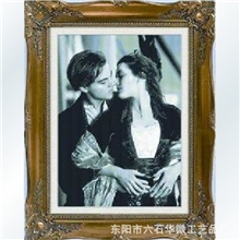 新款100%精准印花十字绣批发客厅卧室我心永恒