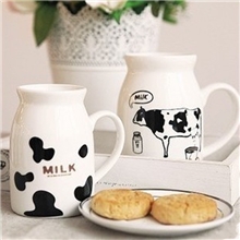 zakka创意可爱大号牛奶杯情侣马克杯淘宝热卖厂家直销
