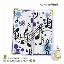 大家闺绣十字绣钱包套件长款已裁剪音乐随身听厂家批发