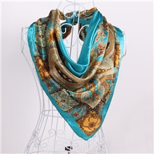 新款真丝围巾女士桑蚕丝大方巾礼品真丝丝巾厂家直销批发供应