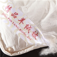 高档羊毛被子羊绒被芯加厚冬被褥床上用品厂家直批专柜品质