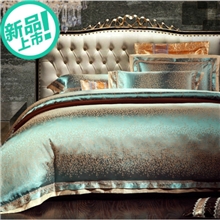 【815新品】宫廷天丝棉大提花四件套六件套专柜正品