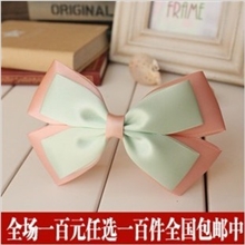 地摊热销产品小饰品批发2元店头花灿仁胸花发饰发卡蝴蝶结