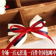 韩国海军风蝴蝶结发饰小商品头饰头花发夹批发小饰品厂家直销