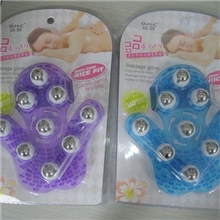 正版达贺按摩器批发6758手掌型九珠按摩器九灵珠第三代360度