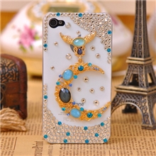 K87月之神IPHONE5/5S/5C苹果手机壳4S苹果手机套外壳水钻