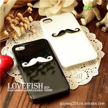 K93个性胡子情侣壳手iphone5/5s/5c机壳手机套4S苹果外壳苹果5