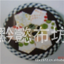 供应精致，携带方便，环保的布艺贴花零钱小包