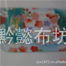 供应精致环携带轻巧的布艺拼条纸巾包