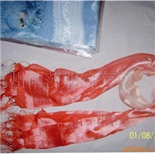 供应雪纺丝巾，过渡色纯手绘长巾，可来样定做