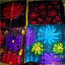 手绘丝巾加工、真丝乔绒手绘、烫金、烫钻面料及加工