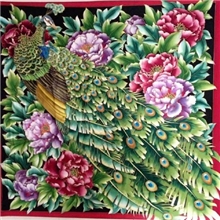 民族，返古，高品质精品手绘大方巾