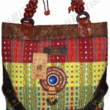 放牛娃包民族特色包手工编织彩色条纹休闲时尚包量大从优