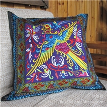 中式民族风居家办公室坐垫套抱枕套