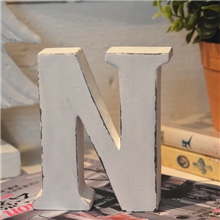 字母N摆件欧美风格家居办公室饰品北欧树脂创意个性书房装饰