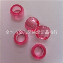 优质亚克力珠大孔珠内劲8mm外径14mm高度11mm饰品配件