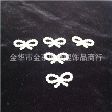 ABS仿珍珠蝴蝶结仿珍*珠蝴蝶结连珠10*18饰品配件