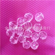 批发4mm透明角珠仿水晶亚克力珠子塑料散珠