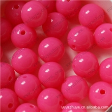 批荧光色亚克力圆珠，DIY圆珠，饰品圆珠