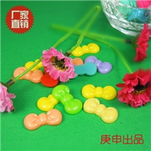 11*21mm树脂蝴蝶结diy防尘塞配件小蝴蝶结树脂花diy配件