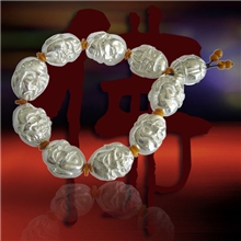 纯银饰品纯银手串纯银十八罗汉手串